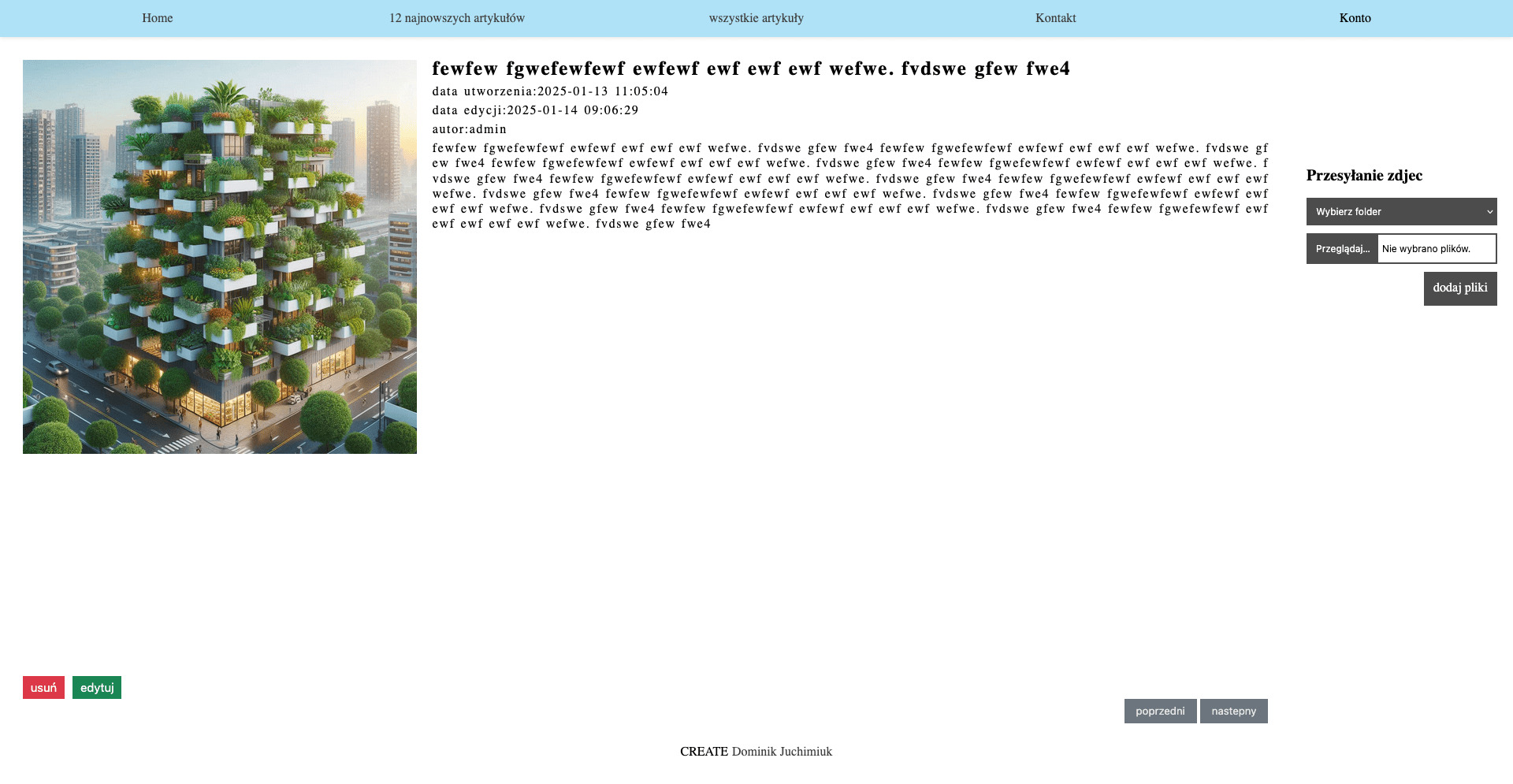 zdjecie pokazujące projekt